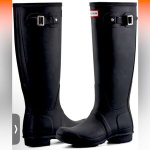 Hunter Cream Winter Rain Boots